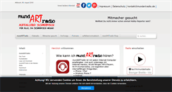 Desktop Screenshot of mundartradio.de